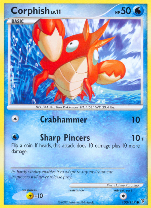 Corphish pl3-100 Common from Supreme Victors Set