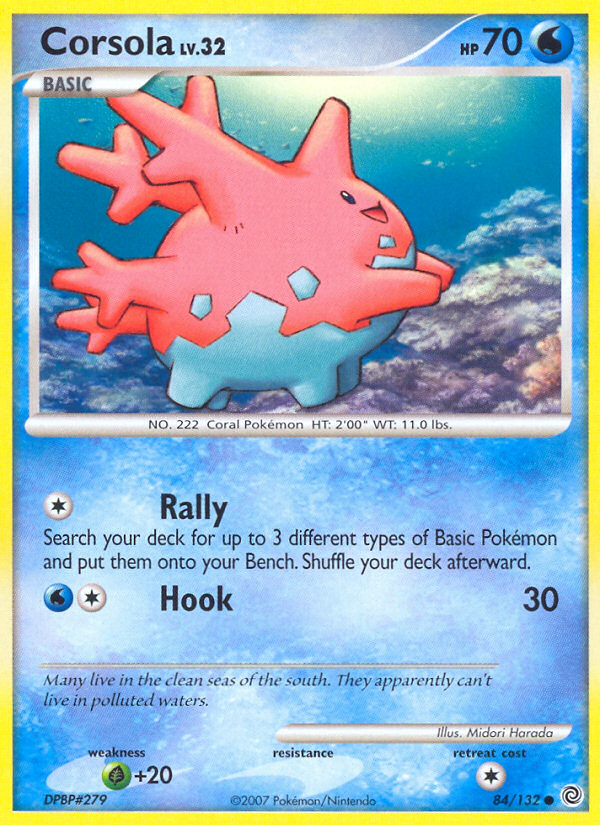 Corsola dp3-84 Common from Secret Wonders Set