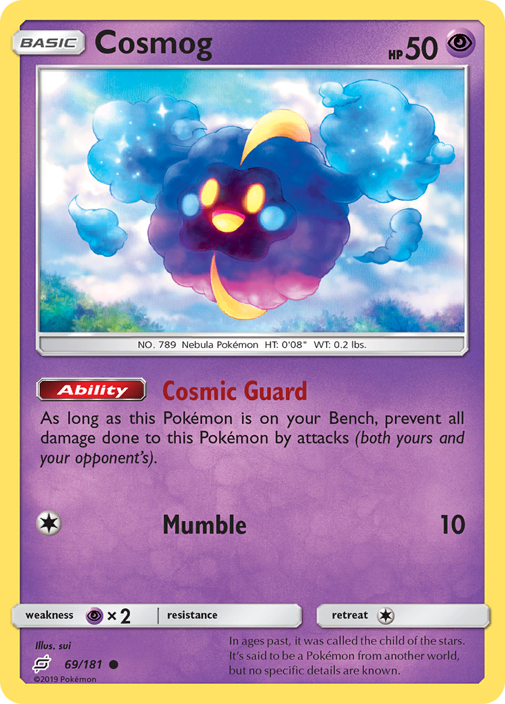 Cosmog sm9-69 Common from Team Up Set