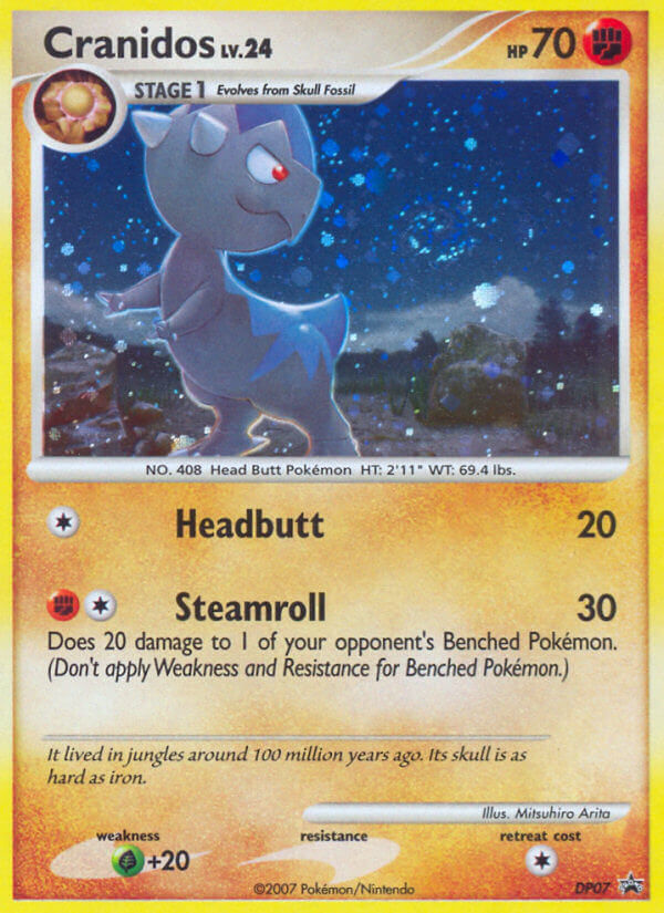 Cranidos dpp-DP07 Promo from DP Black Star Promos Set