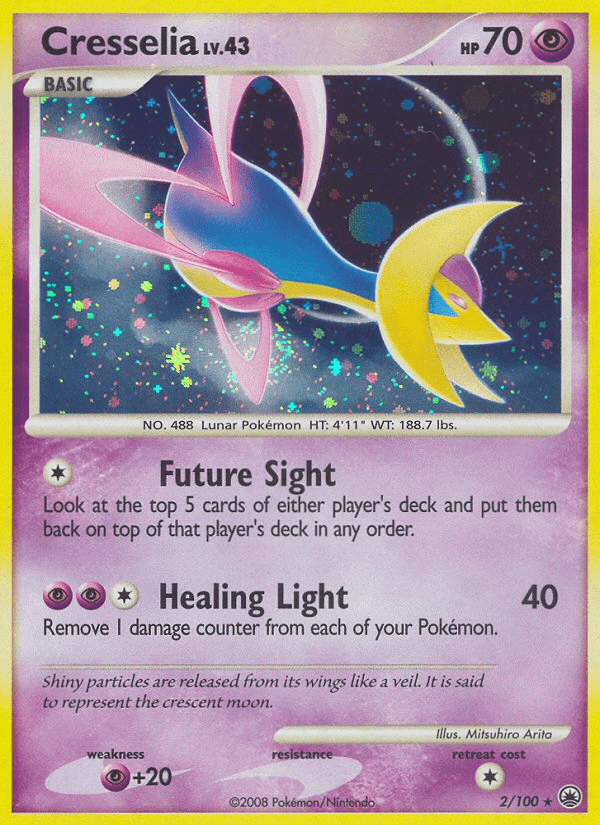 Cresselia dp5-2 Rare Holo from Majestic Dawn Set