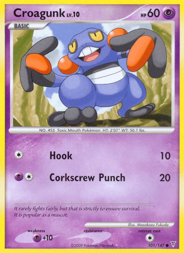 Croagunk pl3-101 Common from Supreme Victors Set