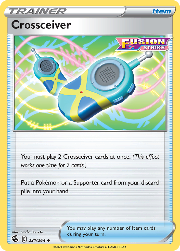 Crossceiver swsh8-231 Uncommon from Fusion Strike Set