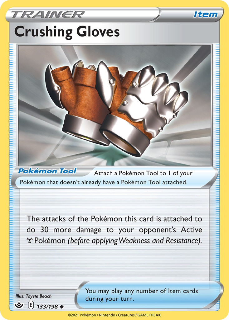 Crushing Gloves swsh6-133 Uncommon from Chilling Reign Set