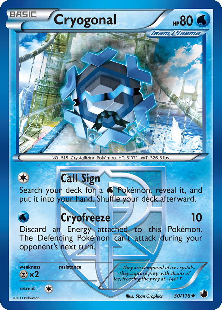 Cryogonal bw9-30 Uncommon from Plasma Freeze Set