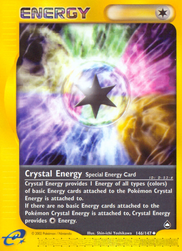 Crystal Energy ecard2-146 Uncommon from Aquapolis Set