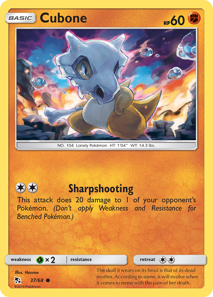Cubone sm115-37 Common from Hidden Fates Set