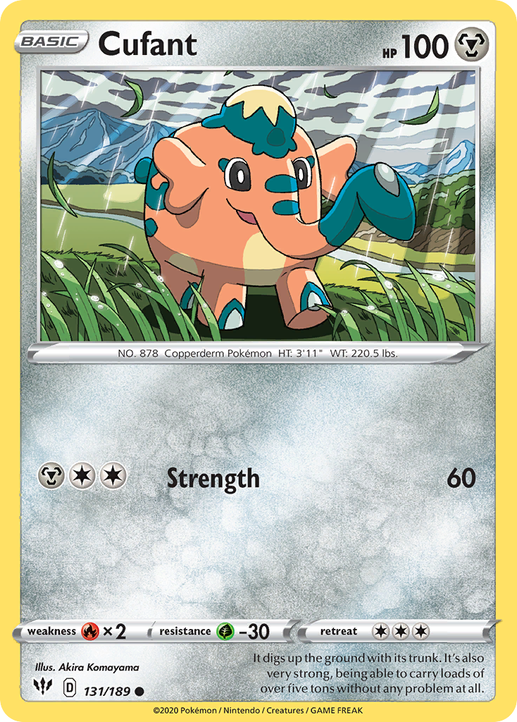Cufant swsh3-131 Common from Darkness Ablaze Set