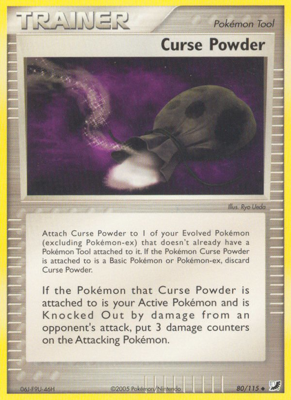 Curse Powder ex10-80 Uncommon from Unseen Forces Set