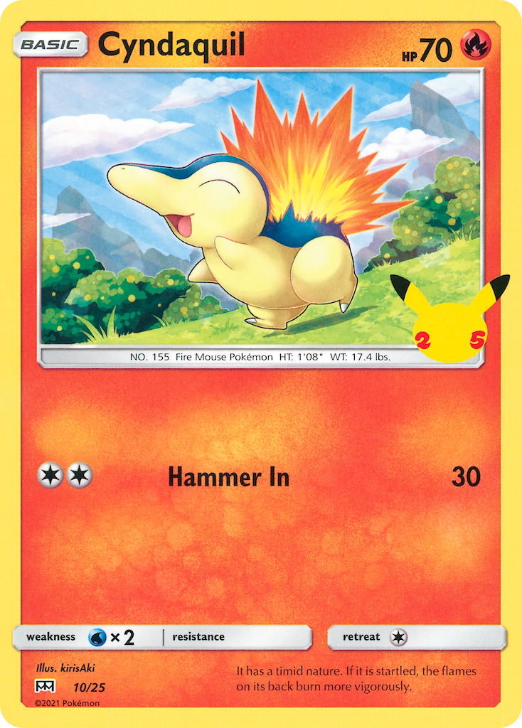 Cyndaquil mcd21-10  from McDonald's Collection 2021 Set