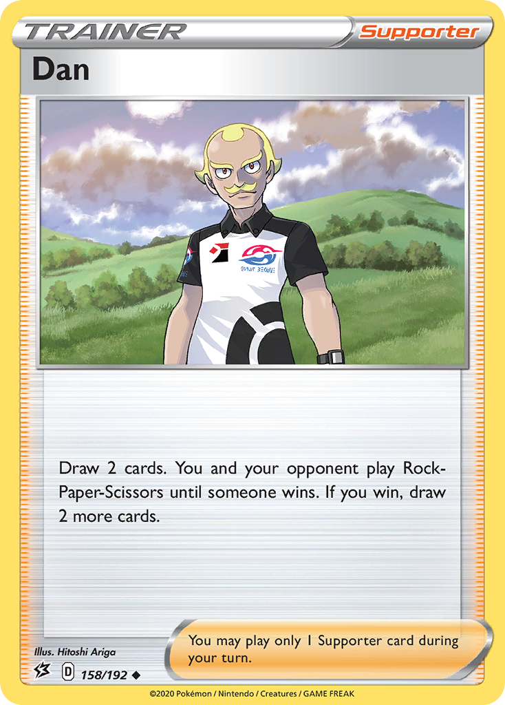 Dan swsh2-158 Uncommon from Rebel Clash Set