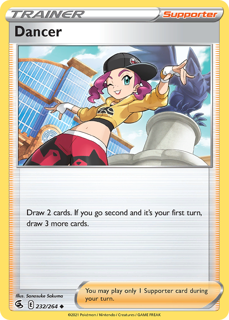 Dancer swsh8-232 Uncommon from Fusion Strike Set