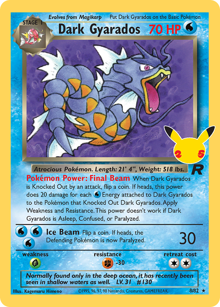 Dark Gyarados cel25c-8_A Classic Collection from Celebrations: Classic Collection Set