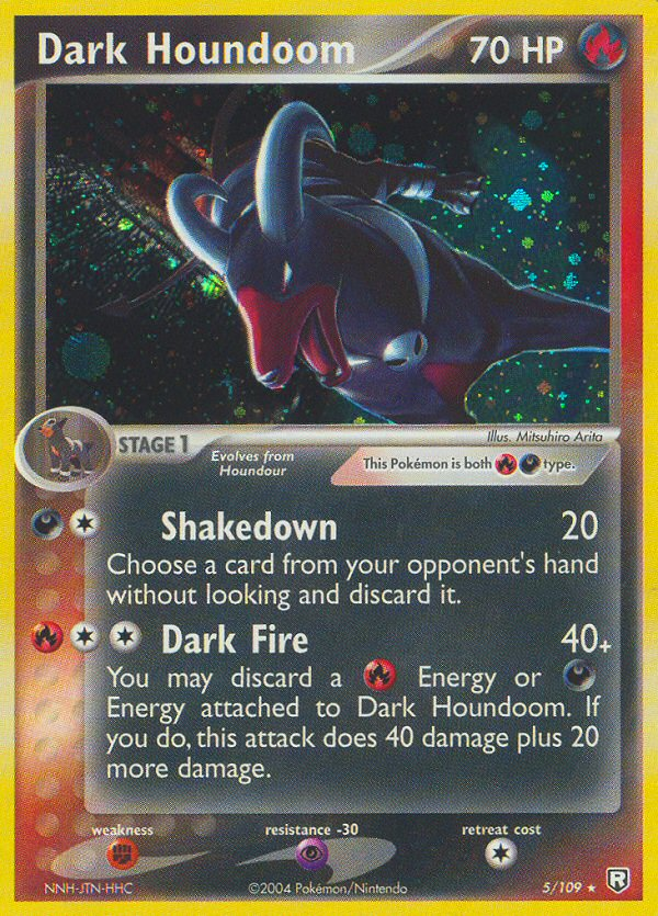 Dark Houndoom ex7-5 Rare Holo from Team Rocket Returns Set
