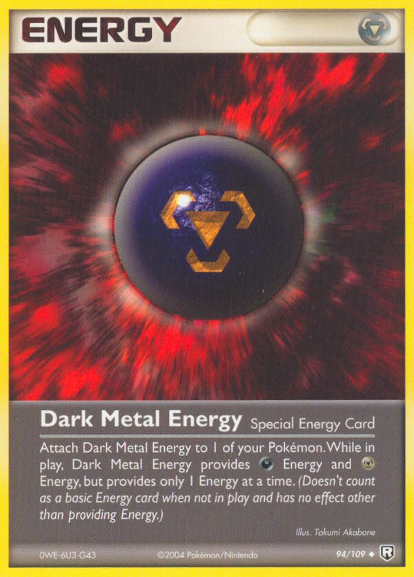 Dark Metal Energy ex7-94 Uncommon from Team Rocket Returns Set