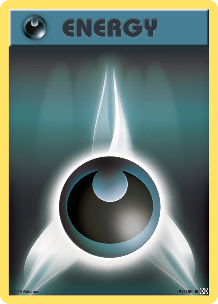 Darkness Energy xy12-97 Common from Evolutions Set