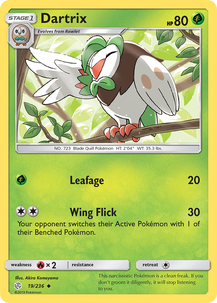 Dartrix sm12-19 Uncommon from Cosmic Eclipse Set