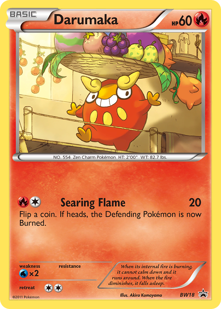 Darumaka bwp-BW18 Promo from BW Black Star Promos Set