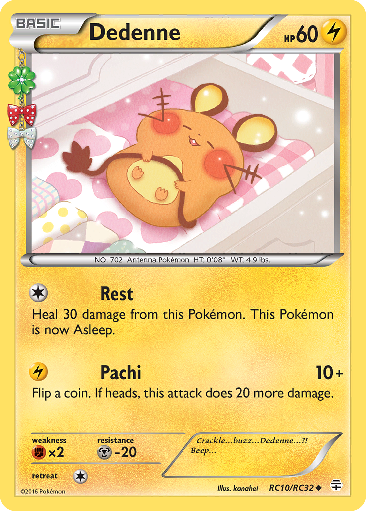 Dedenne g1-RC10 Uncommon from Generations Set