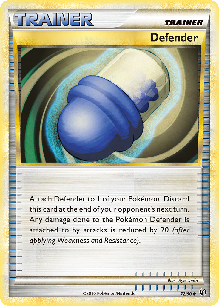 Defender hgss3-72 Uncommon from HS—Undaunted Set