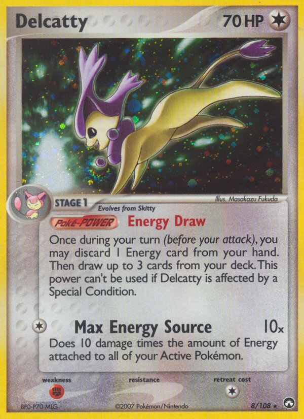 Delcatty ex16-8 Rare Holo from Power Keepers Set