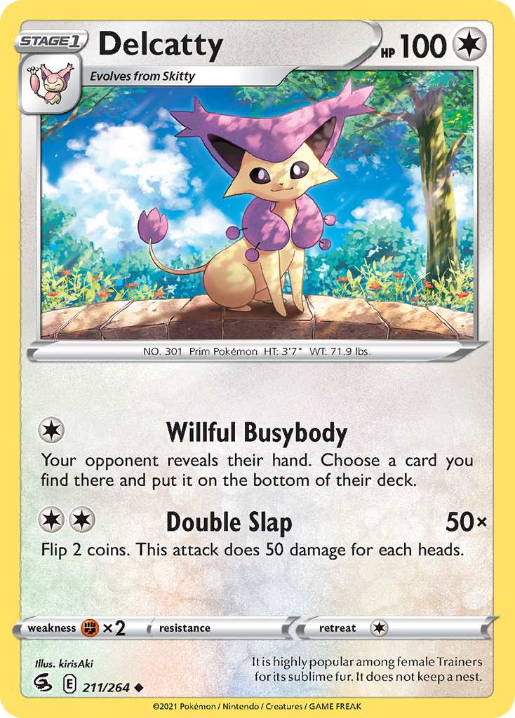 Delcatty swsh8-211 Uncommon from Fusion Strike Set