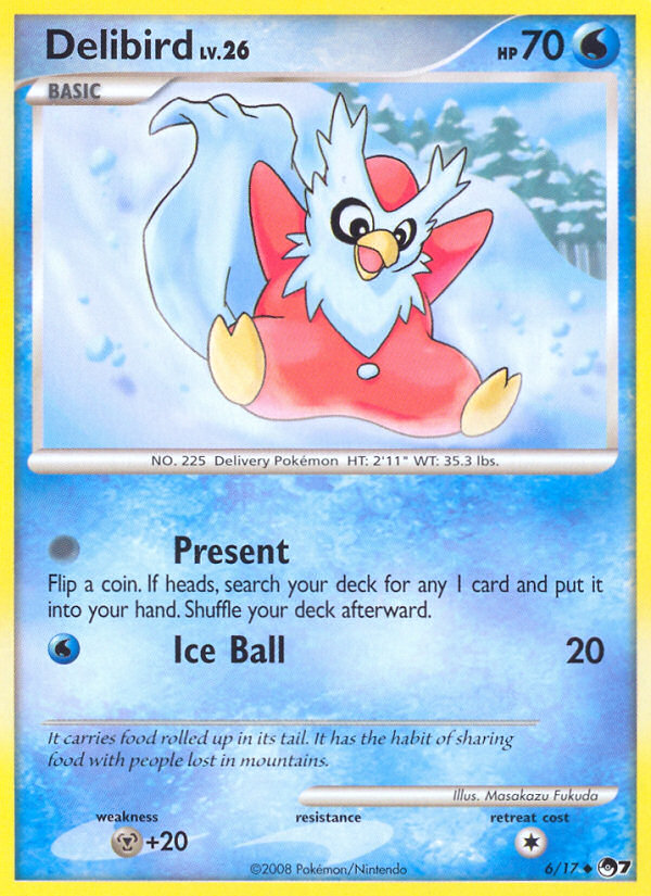 Delibird pop7-6 Uncommon from POP Series 7 Set