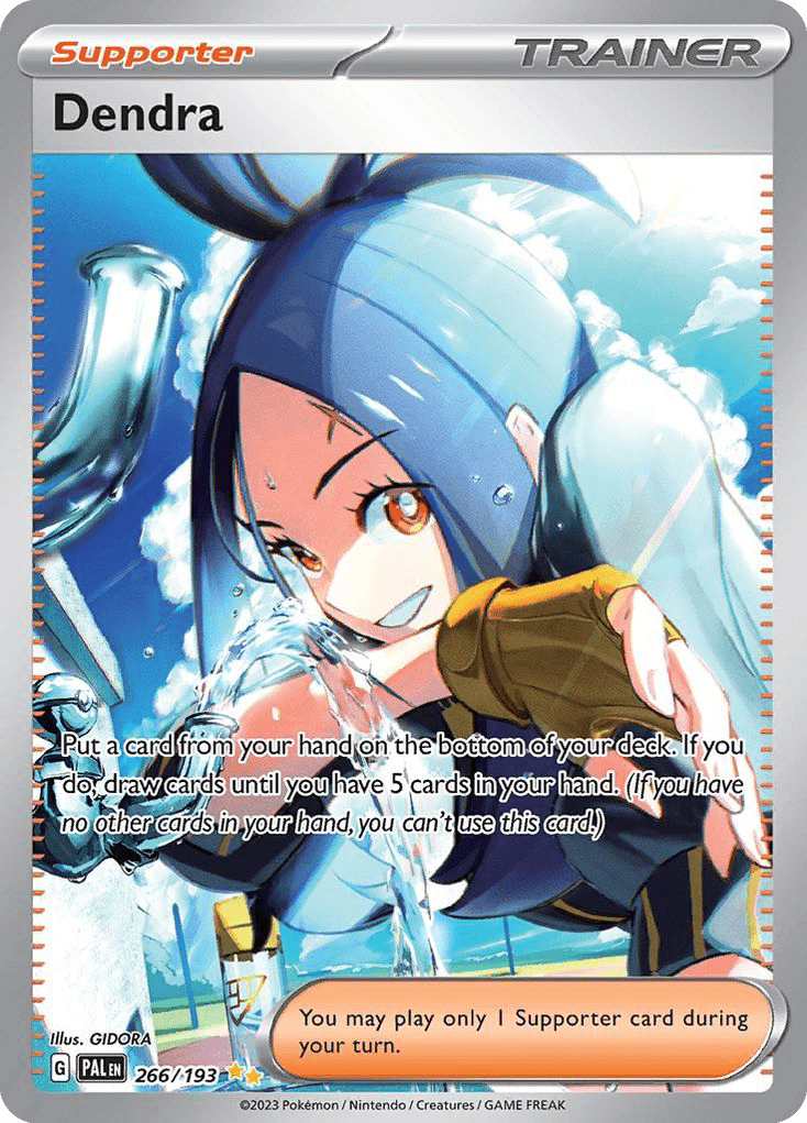 Dendra sv2-266 Special Illustration Rare from Paldea Evolved Set