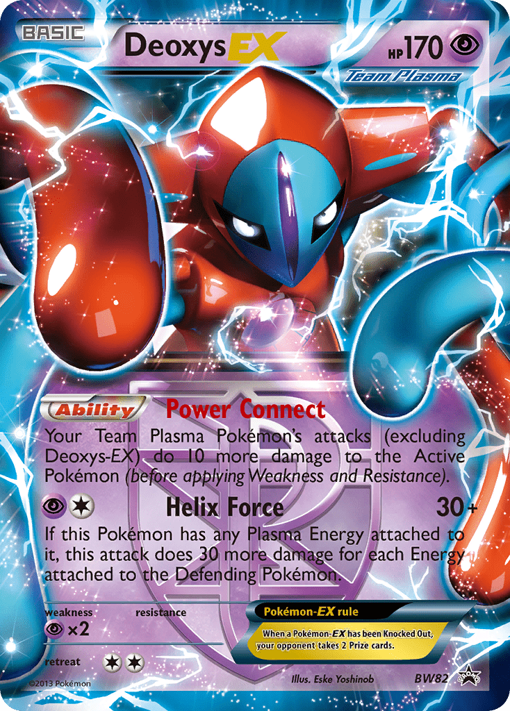 Deoxys-EX bwp-BW82 Promo from BW Black Star Promos Set