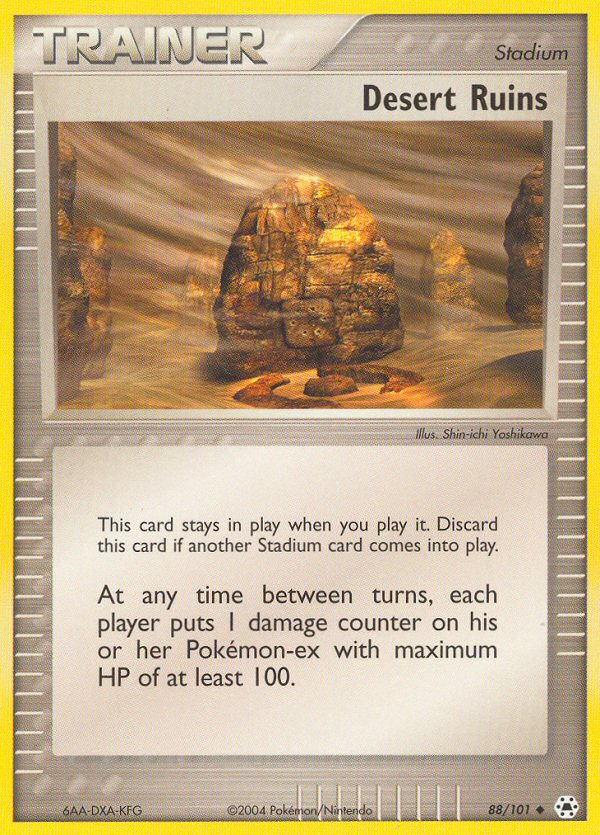 Desert Ruins ex5-88 Uncommon from Hidden Legends Set