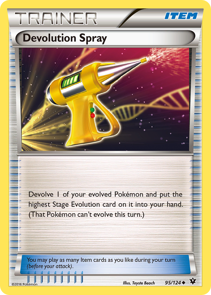 Devolution Spray xy10-95 Uncommon from Fates Collide Set