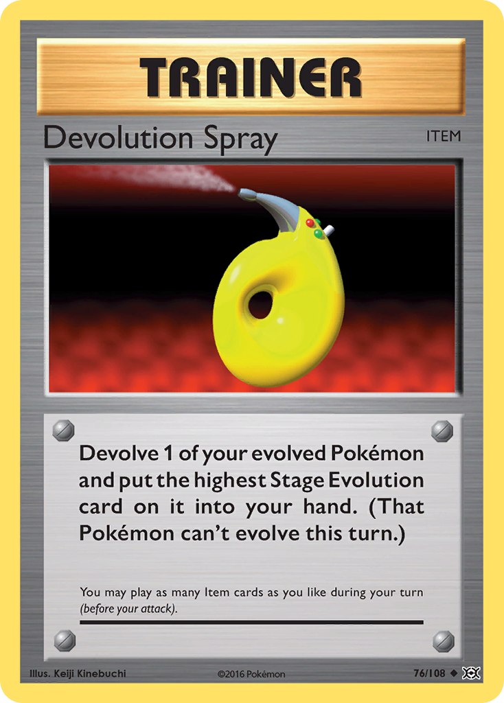 Devolution Spray xy12-76 Uncommon from Evolutions Set