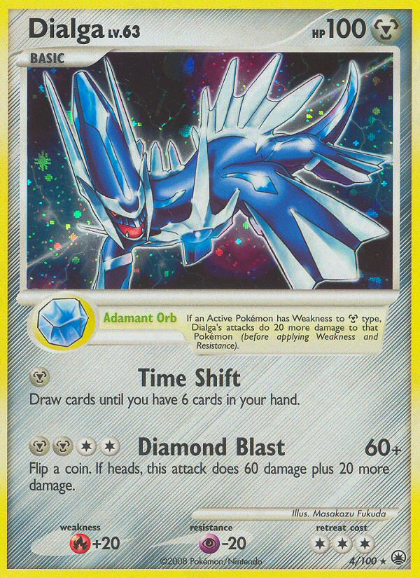 Dialga dp5-4 Rare Holo from Majestic Dawn Set