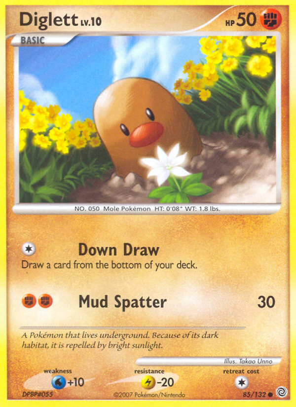 Diglett dp3-85 Common from Secret Wonders Set