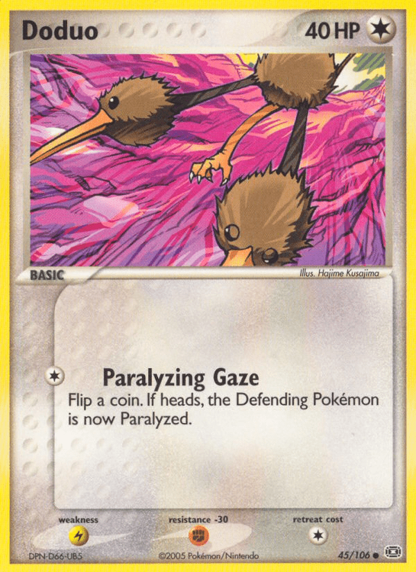 Doduo ex9-45 Common from Emerald Set