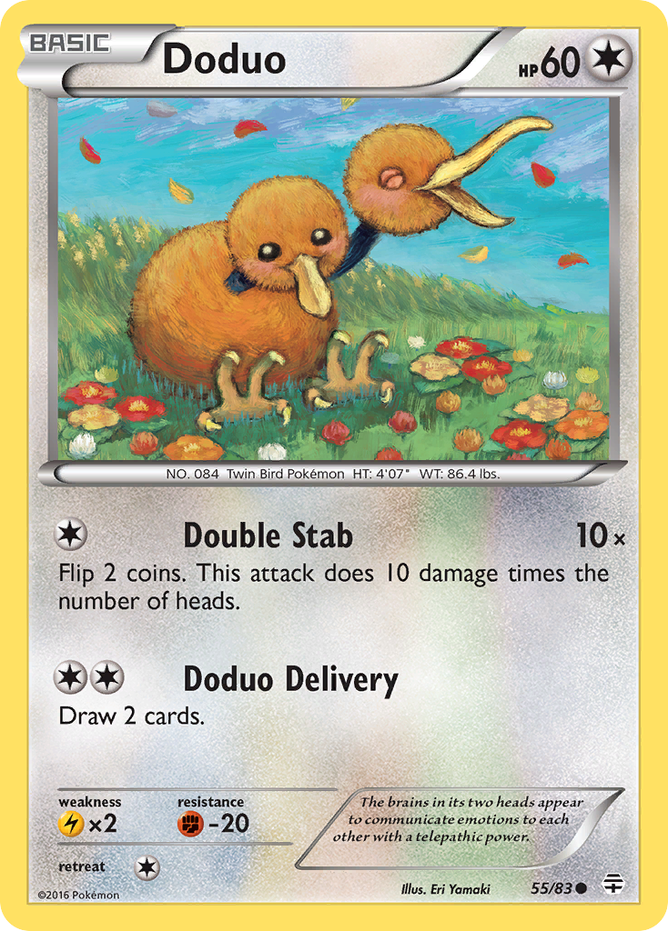 Doduo g1-55 Common from Generations Set
