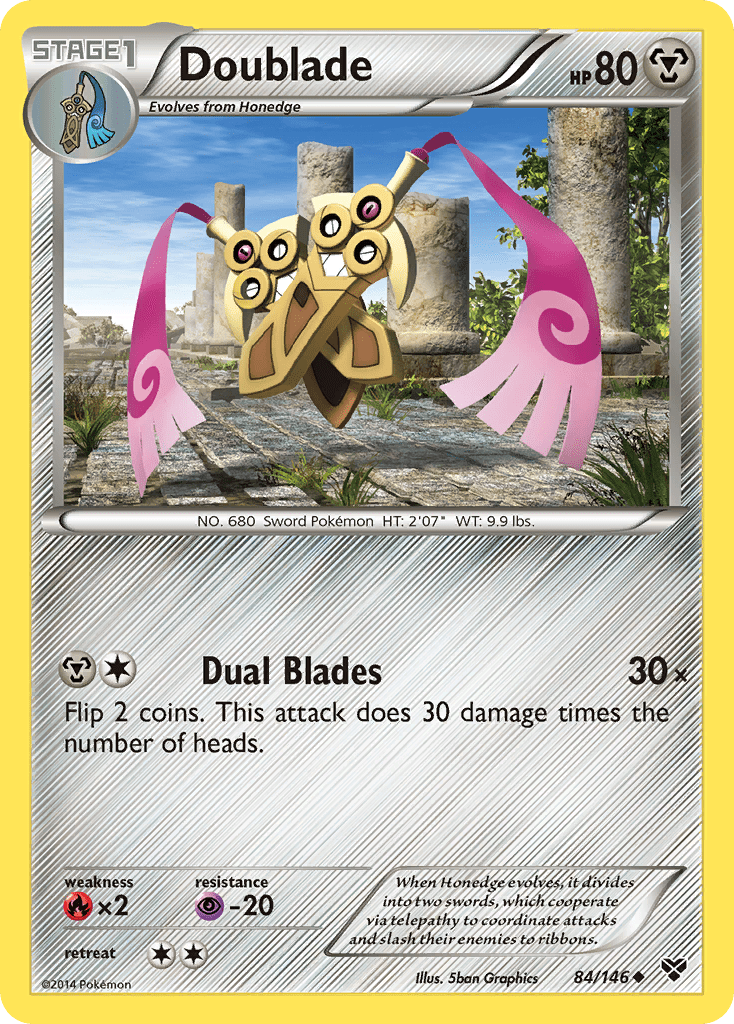 Doublade xy1-84 Uncommon from XY Set