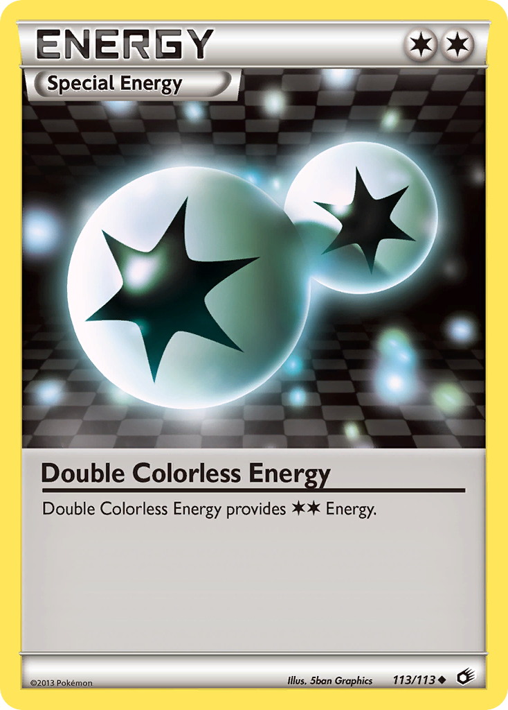 Double Colorless Energy bw11-113 Uncommon from Legendary Treasures Set