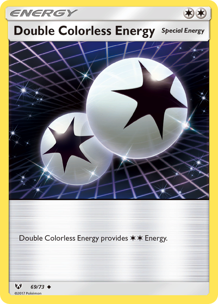 Double Colorless Energy sm35-69 Uncommon from Shining Legends Set