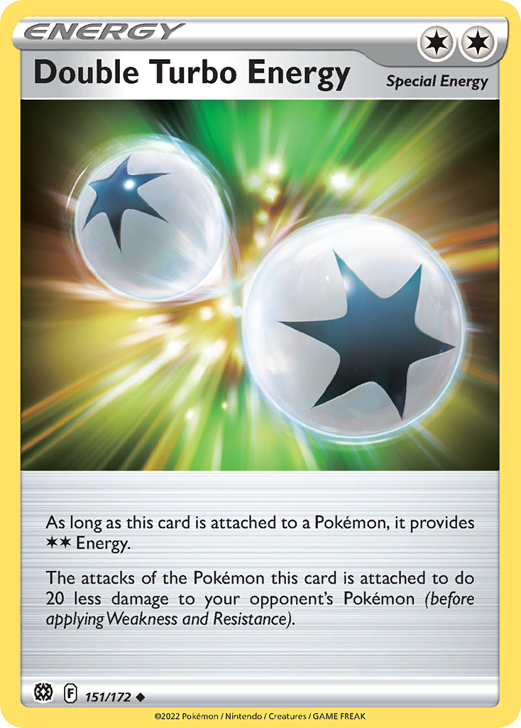 Double Turbo Energy swsh9-151 Uncommon from Brilliant Stars Set