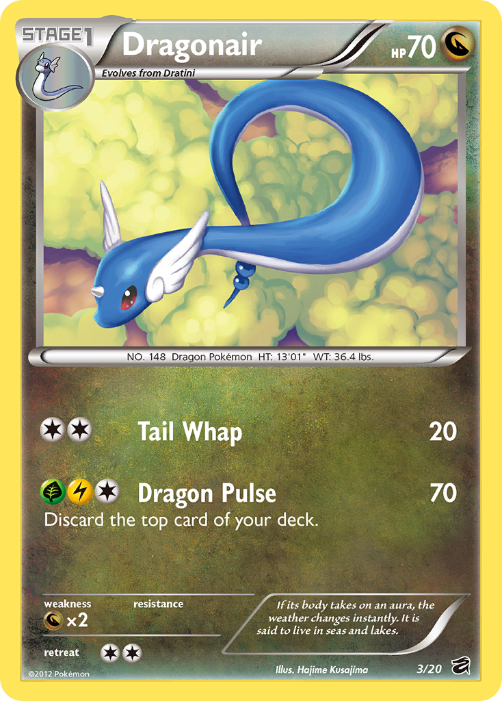 Dragonair dv1-3 Rare Holo from Dragon Vault Set