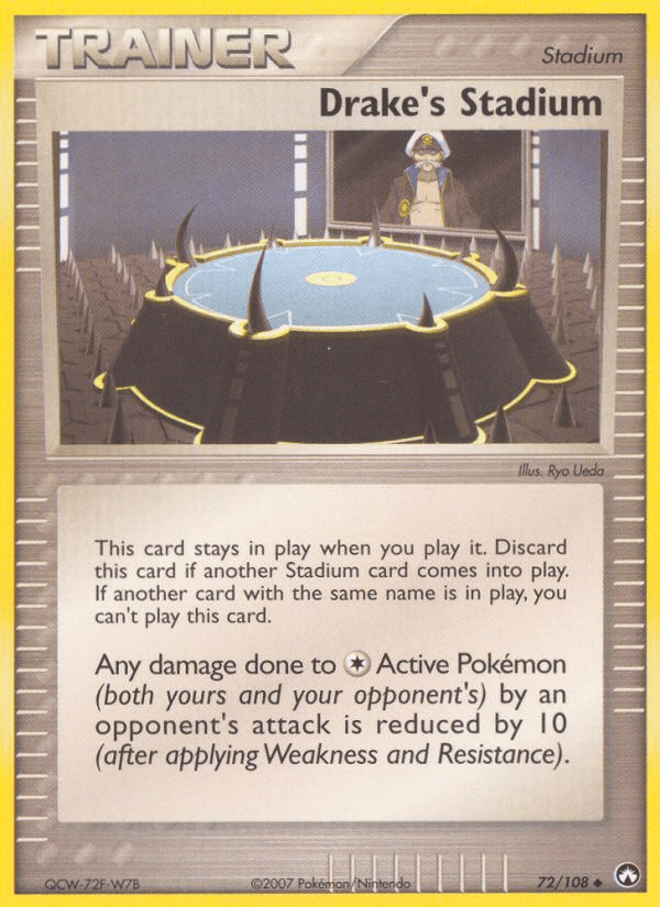 Drake’s Stadium ex16-72 Uncommon from Power Keepers Set