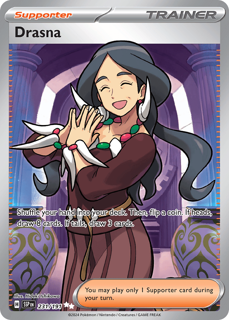 Drasna sv8-231 Ultra Rare from Surging Sparks Set