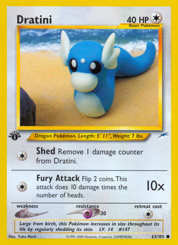 Dratini neo4-63 Common from Neo Destiny Set