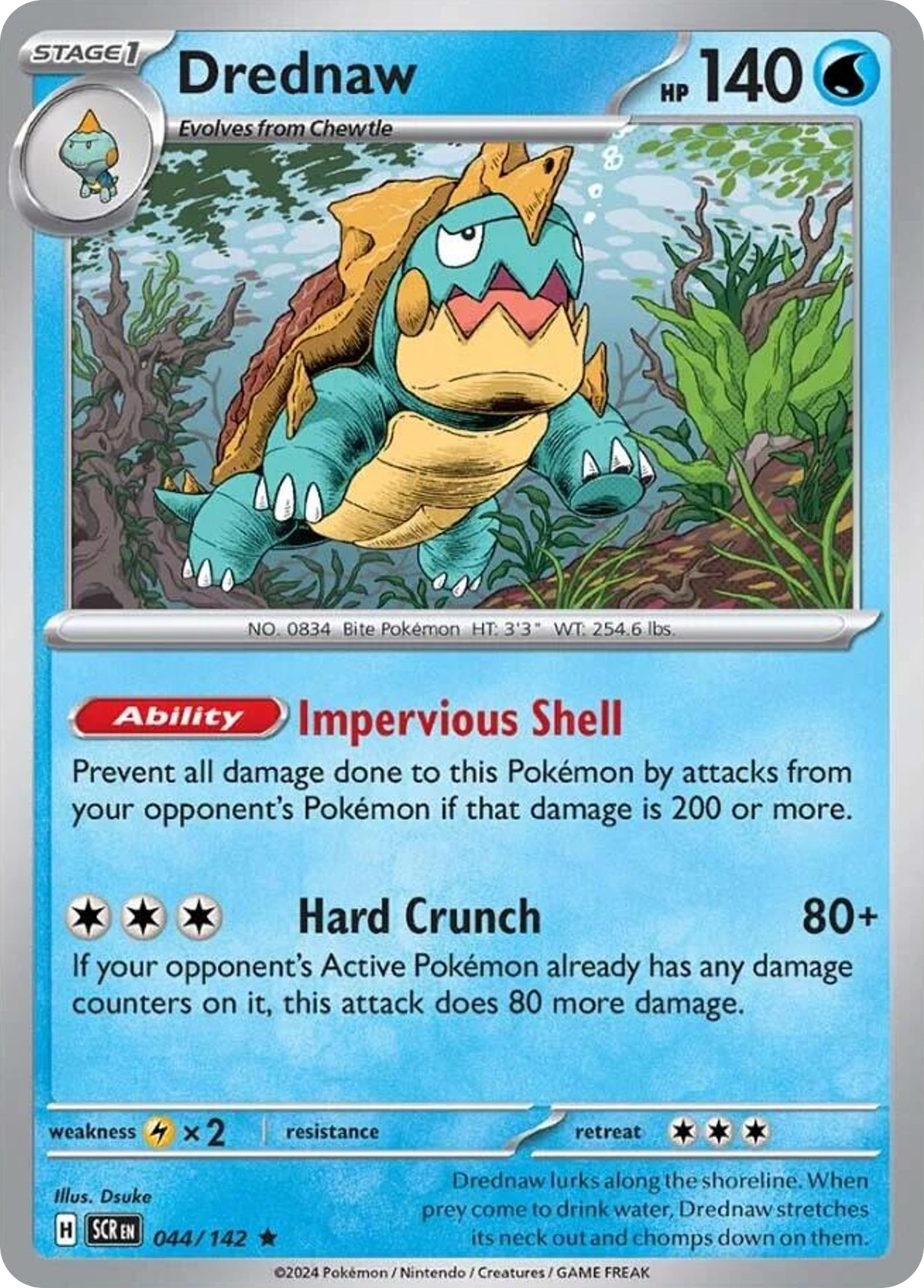 Drednaw sv7-44 Rare from Stellar Crown Set