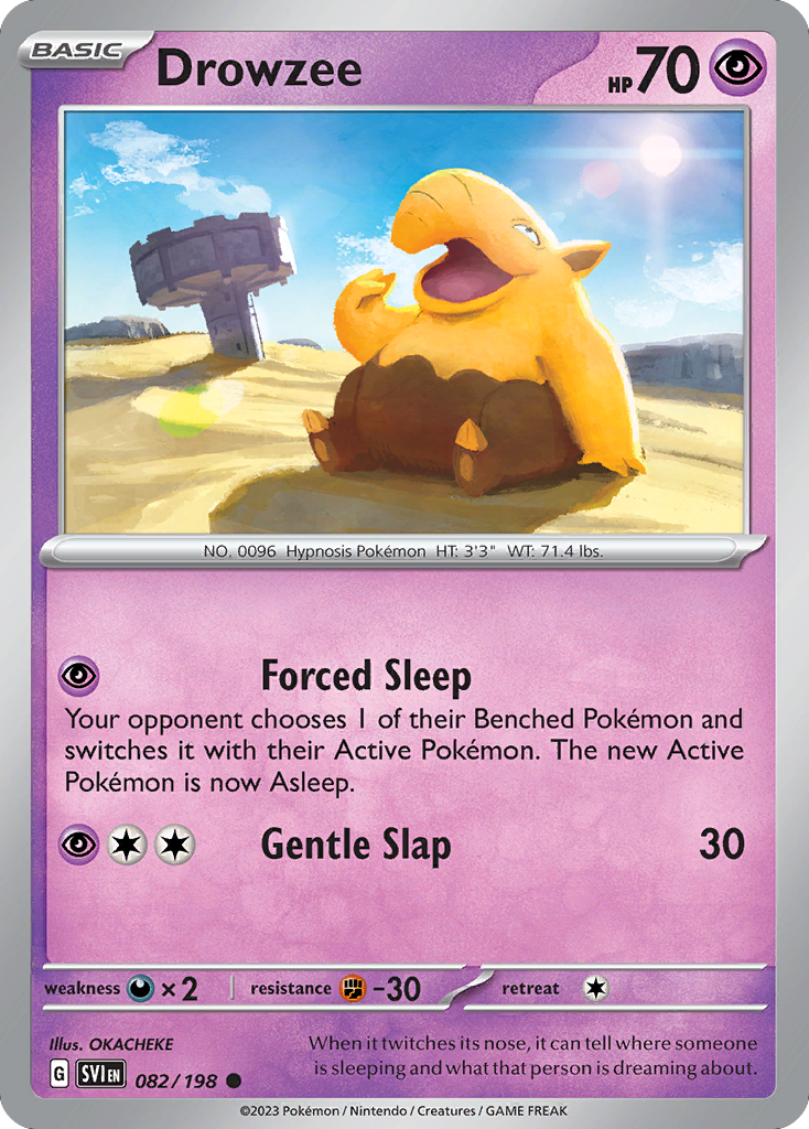 Drowzee sv1-82 Common from Scarlet & Violet Set