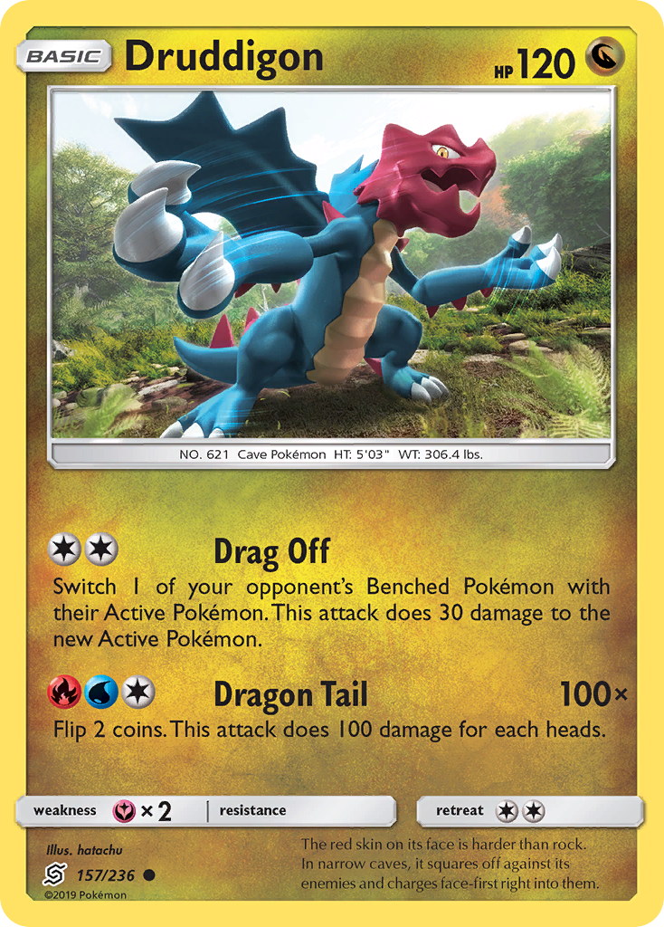 Druddigon sm11-157 Common from Unified Minds Set