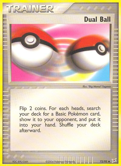 Dual Ball ex4-72 Uncommon from Team Magma vs Team Aqua Set