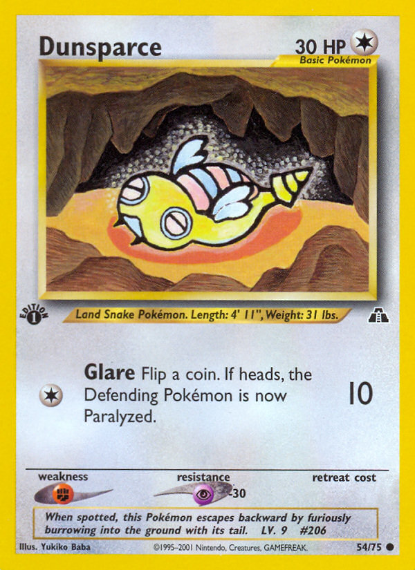 Dunsparce neo2-54 Common from Neo Discovery Set