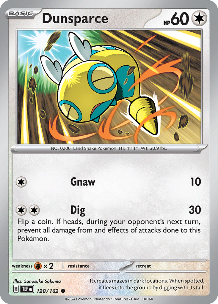 Dunsparce sv5-128 Common from Temporal Forces Set